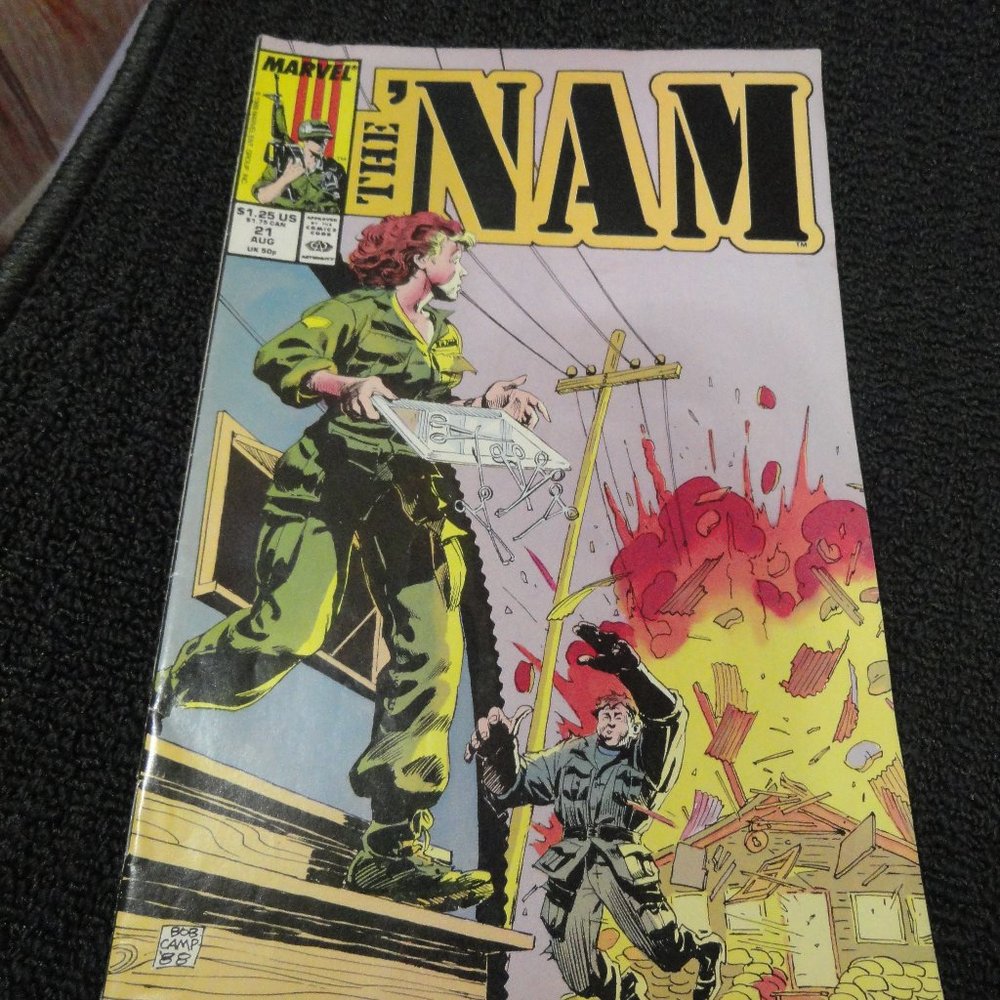 Marvel the NAM comic book magazine 1988 edition~EUC~military~Collectable - Picture 1 of 5